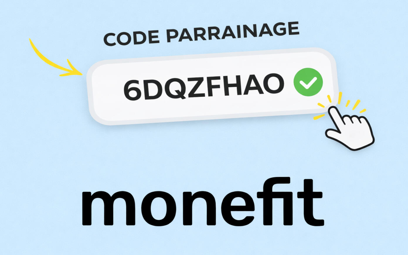 Code parrainage Monefit 6DQZFHAO permettant d'obtenir 0,5% de cashback sur tous vos investissements pendant 90 jours - Gains journaliers